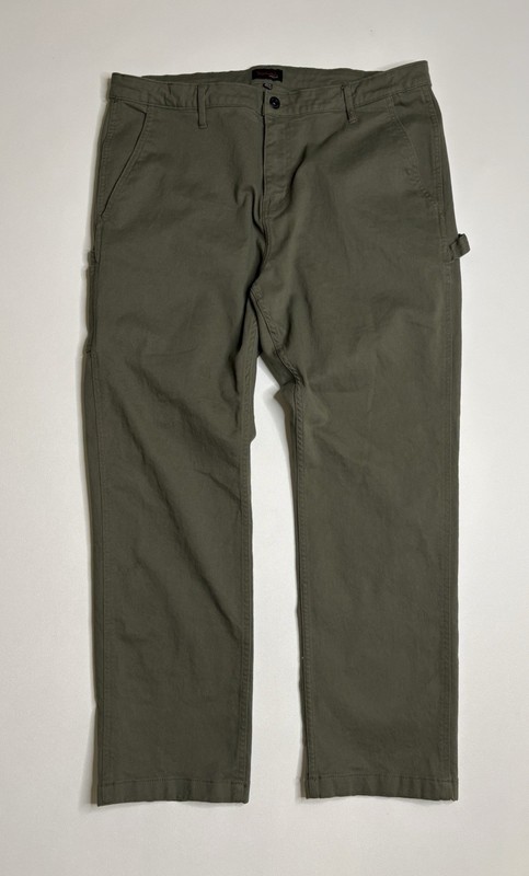 Diamond Supply Co Straight Leg Carpenter Pants Green Mens Size 39×30