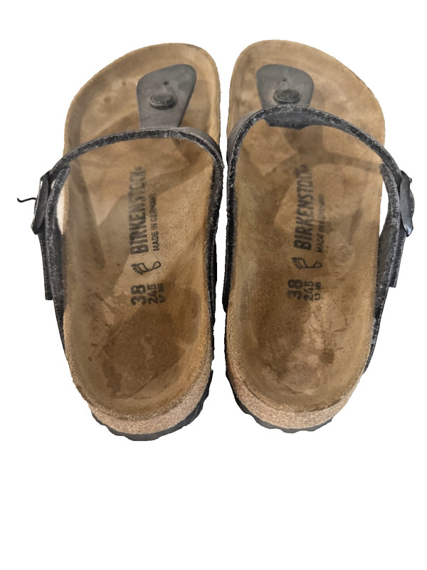 Birkenstock Gizeh Black Thong Sandals Size 38 EU 7 US Women’s Comfort gallery