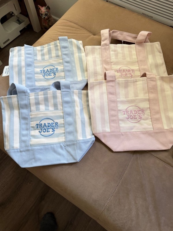 Striped tote bag Trader Joe’s NEW! Nude and colorful options