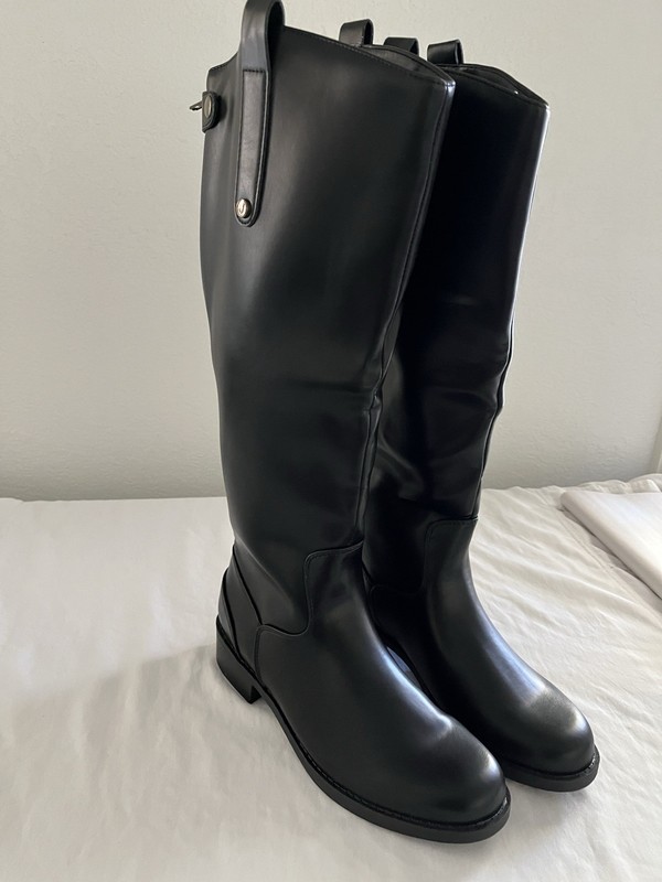 Journee Gema Women’s Riding Boots Knee High Faux Leather Size 8