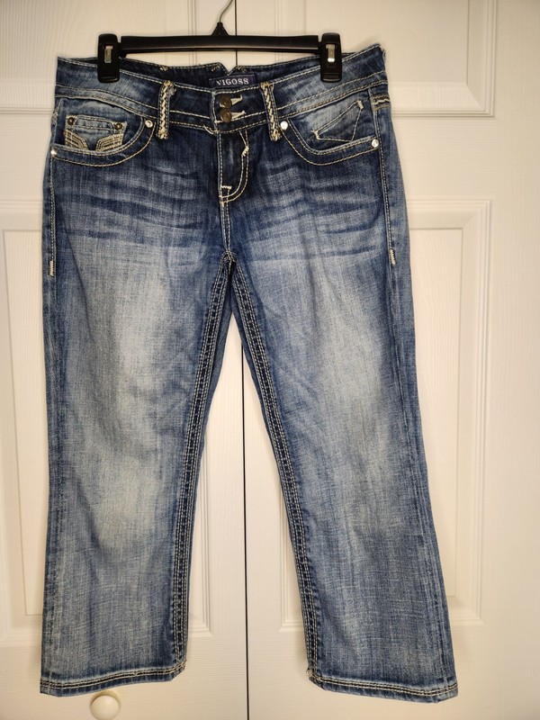 Vigoss The New York Capri Jeans Womens Size 7 Length 21 in