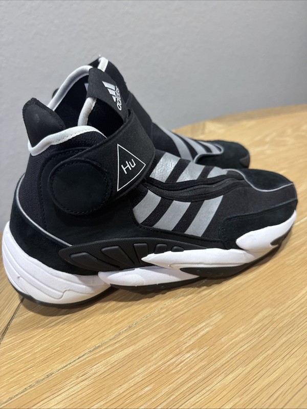 Adidas x Pharrell 0 to 60 BOS Shoes Men’s 9 Black Basketball Sneakers New