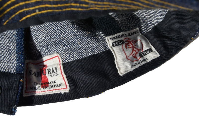 SAMURAI JEANS SJ201WC-5000VX 17OZ Denim Work Cap made in Japan New gallery
