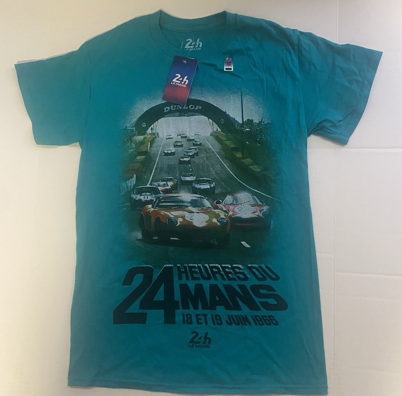 24 Hours Of Le Mans Race T Shirt Mens Size Small Blue 1966 Racing