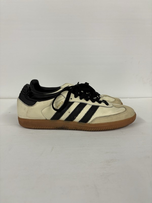 WORN adidas Wmns Samba OG ‘Cream White Sand Strata’ ID0478 Size 8.5w NO BOX
