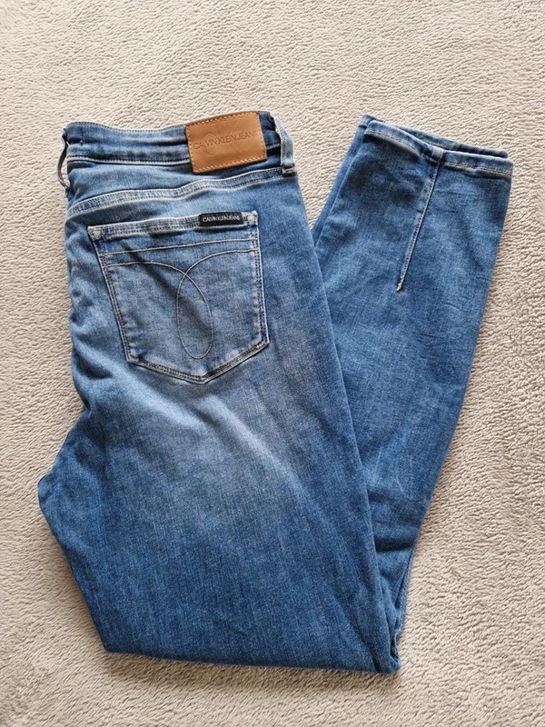 Calvin Klein Jeans Men's Slim Jeans W31 L28 Blue Medium Wash Straight CK Cotton gallery