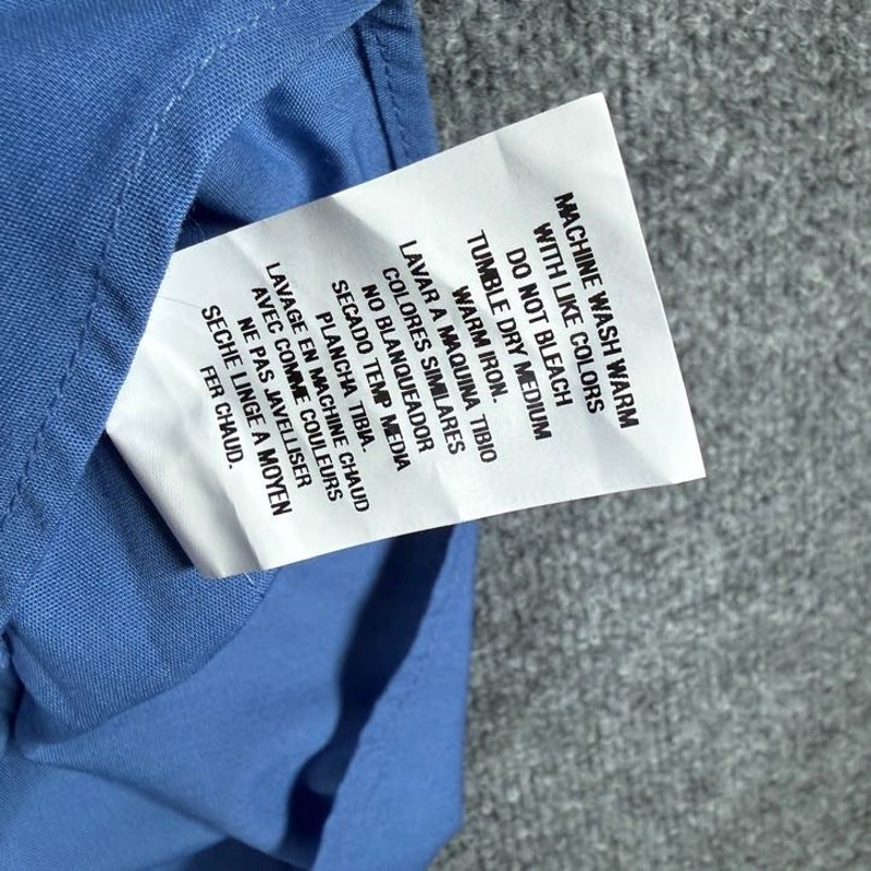 Edwards Garments Easy Care Poplin Short Sleeve French Blue Octopus Car Wash XLT gallery