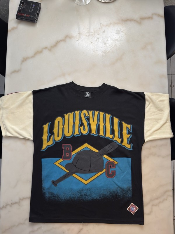 Vtg 90s Underground Railroad Mens XXL Louisville Black Caps Negro League NLBM