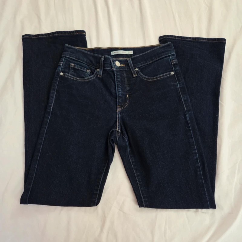 Levi's 315 Shaping Bootcut Jeans W26 L30 Dark Wash Stretch Denim gallery