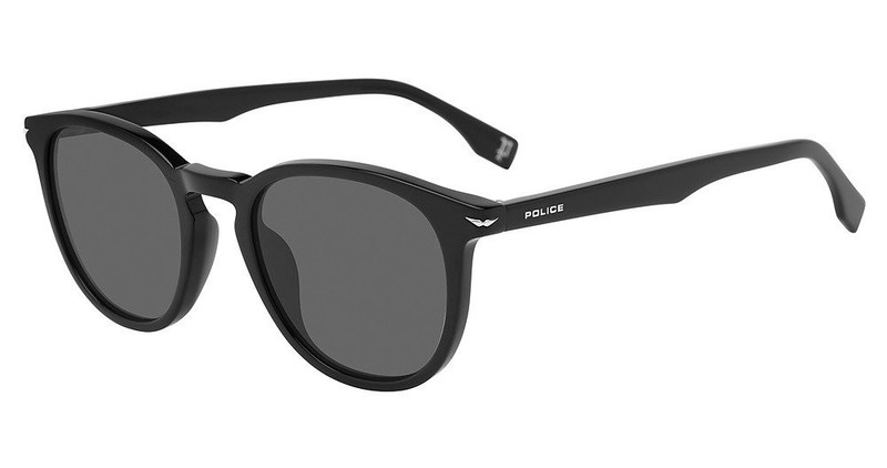 Police SPLQ 82 Shiny Black 0700 Size 52 Sunglasses