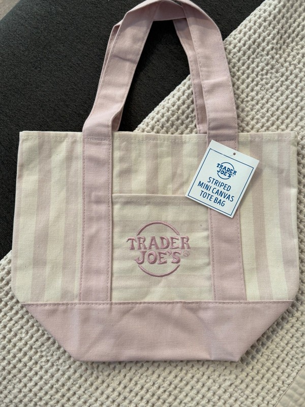 Trader Joes Limited Addition Stripped Bag—NWT-Get it before it’s gone!
