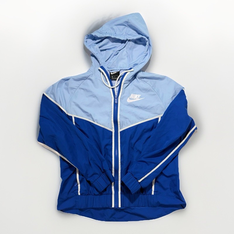 Nike Sportswear Women’s Windrunner Hooded Full Zip Jacket Royal Blue Size Medium