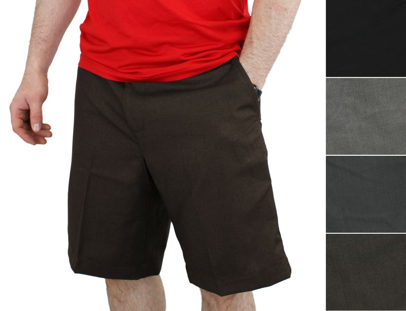 IZOD Men’s Classic Golf Dress Shorts 9.5 Inch Inseam with Tech Pocket Microfiber