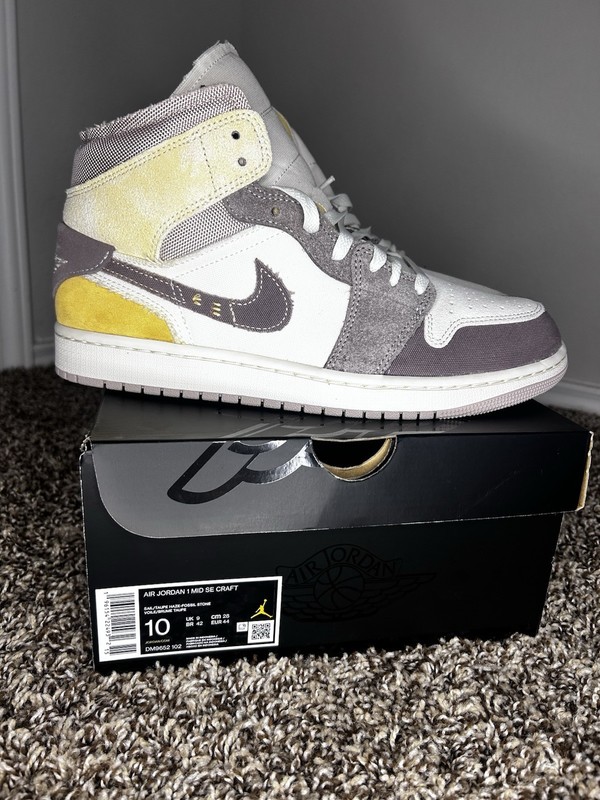 Air Jordan 1 Mid SE Craft DM9652-102 Size 10 Men’s New