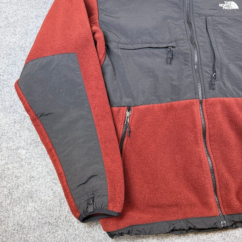 The North Face Retro Denali Jacket Mens L Brown Black Fleece Full Zip Polartec gallery