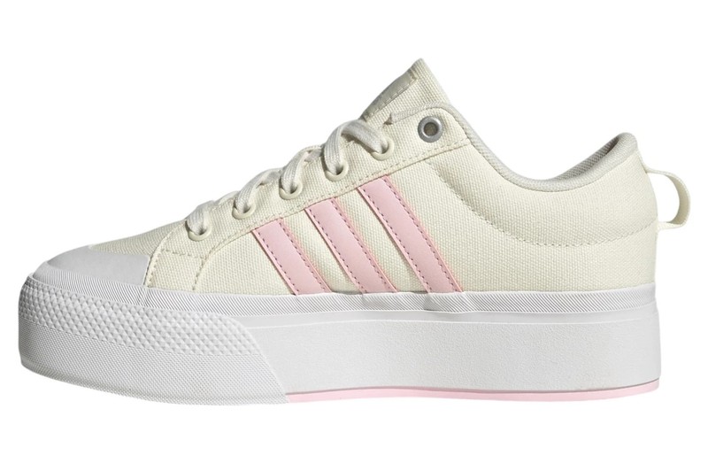 Size 8 - Adidas Women's Bravada 2.0 Platform Off White / Clear Pink gallery