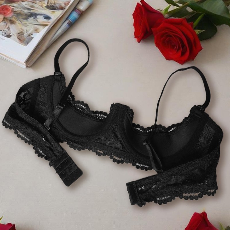 Lady Bras Half Cup Bra Low Cut Sexy Lingerie Underwired Bra Party Brassiere ABCD gallery