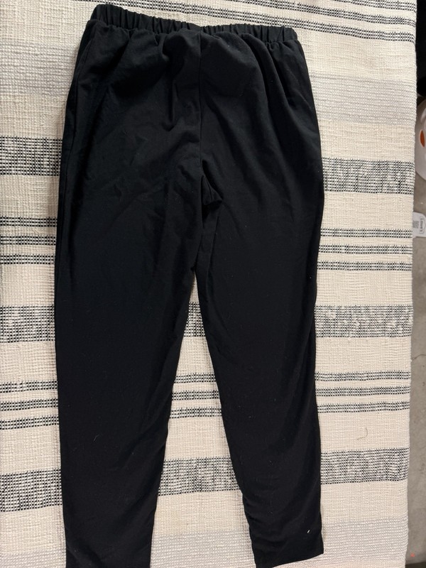 Women With Control by Renee Greenstein Black Knit Pull On Skinny Leggings XS gallery