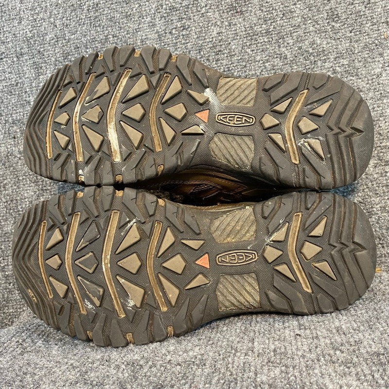 KEEN Targhee Vent Breathable Hiking Shoes Low Brown Leather Trail Mens Size 11 M gallery