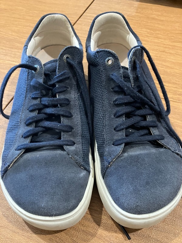 Birkenstock Bend Low Cut Sneakers/Shoes Corduroy Blue Co Size 40 EU 9/9.5 US