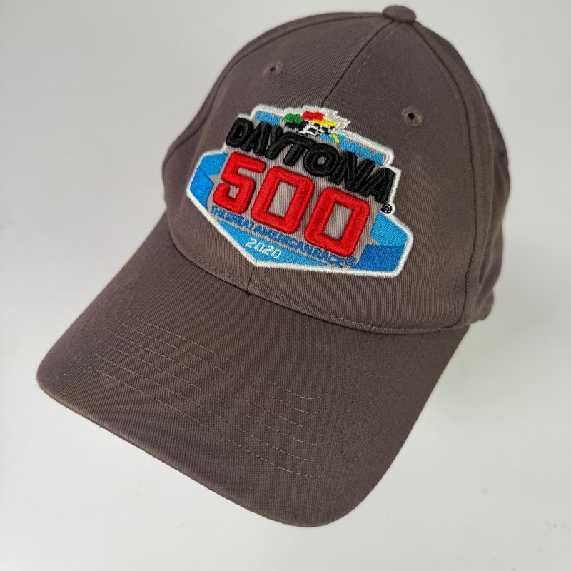 Daytona 500 Main Gate Baseball Cap Men’s OSFM Adjustable Dark Grey 2020 NASCAR