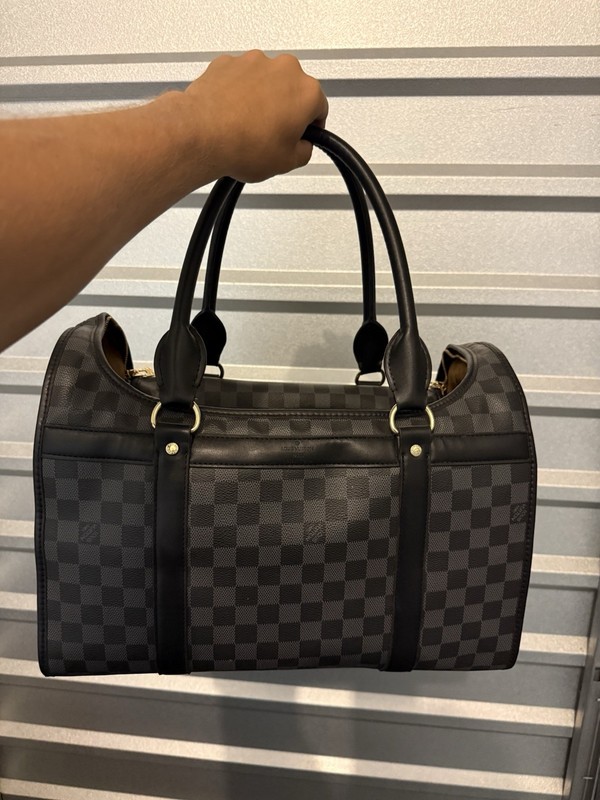 Louis Vuitton Keepall Bandouliere Duffle Black Leather gallery