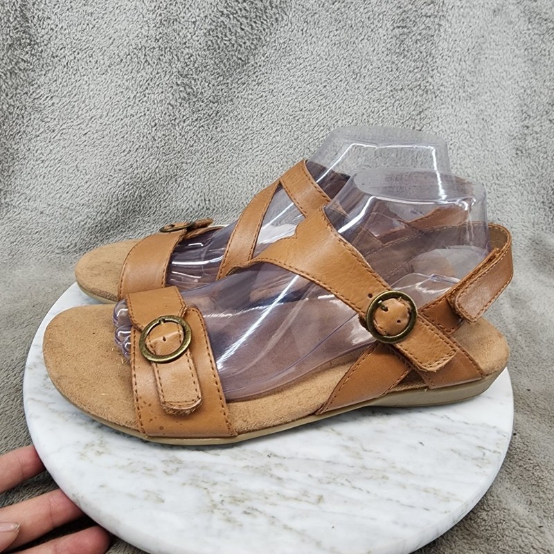 Earth Origins Sandals Womens Size 9 Brown Leather Beck Sandals *Read*