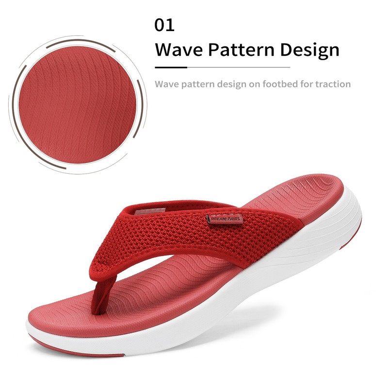 Women Flip Flops Arch Support Soft Cushion Summer Beach Walking Thong Sandals gallery