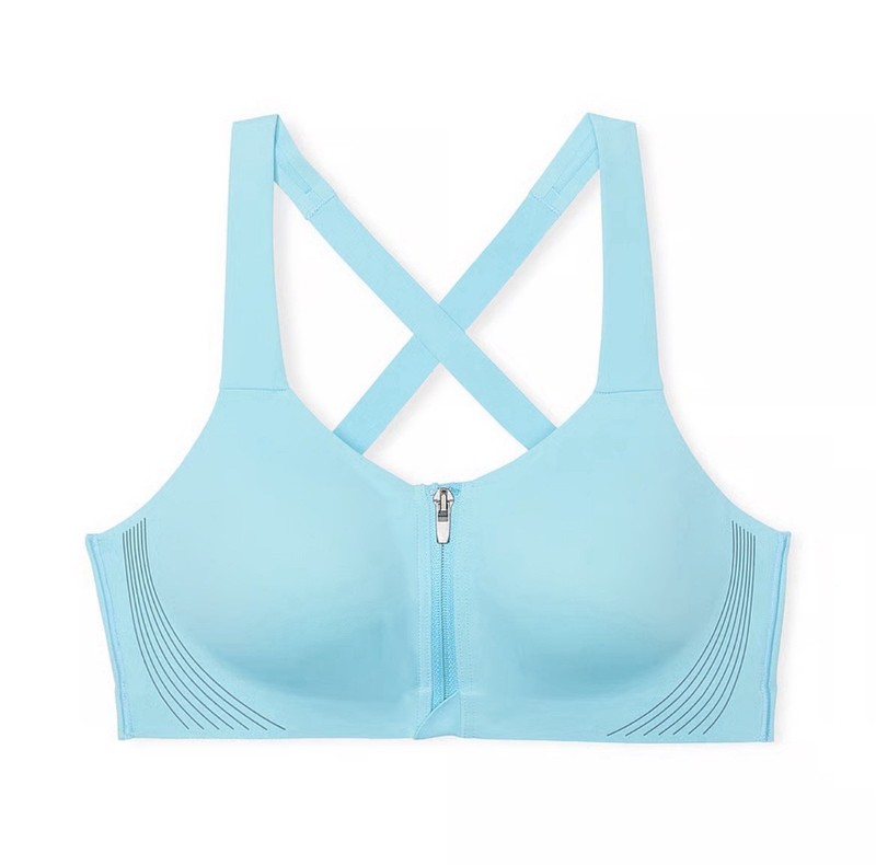 Victoria’s Secret VSX Knockout 2.0 Front-Close Sports Bra Light Blue Pick A Size