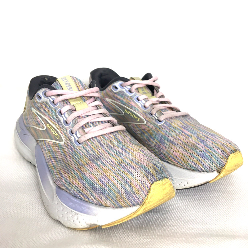 Brooks Shoes Glycerin 21 Womens Size 7 Pink Purple Athletic Running Sneakers