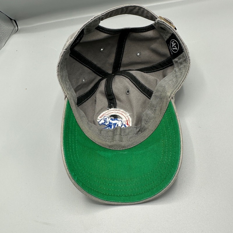 47 Brand Chicago Cubs Hat Mens Gray Clean Up Adjustable Walking Bear MLB Cap gallery