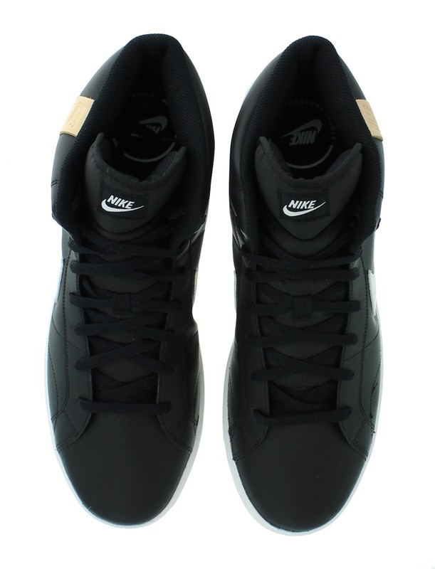 Nike Men's Court Royale 2 Mid-Top Retro-Style Shoes CQ9179-001, Black/White gallery