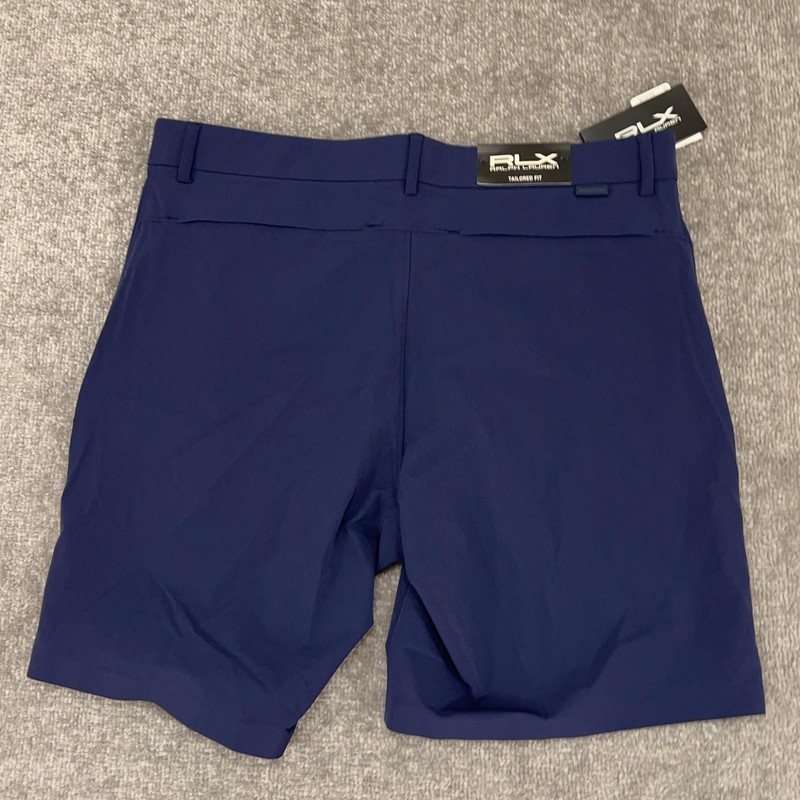 RLX Ralph Lauren Shorts Mens 32 Blue Tailored Golf Wicking Pocket NEW gallery
