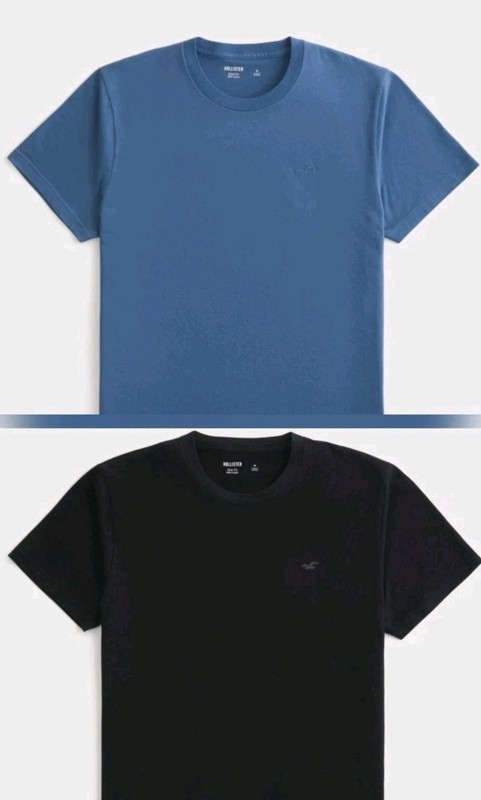 HOLLISTER T-SHIRT MEN'S MEDIUM & LARGE 100% COTTON NEW ICON gallery