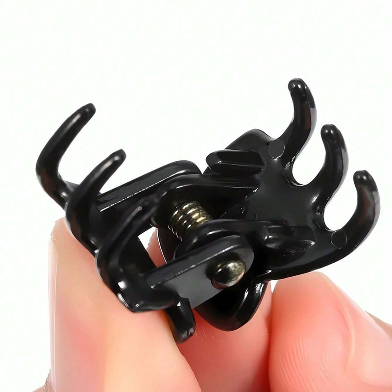 20pcs Mini Brown Hair Clips Strong Grip Claw Clips Women Bangs Bun Accessories gallery