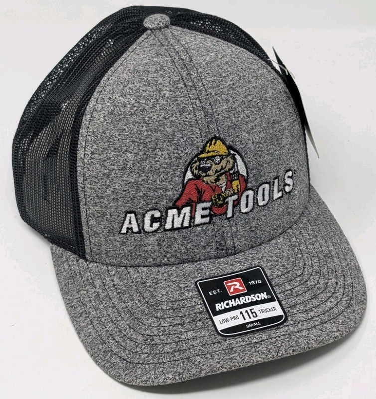 Acme Tools NEW Baseball Cap Mesh Richardson Snapback 115CH Small Low-Pro Trucker