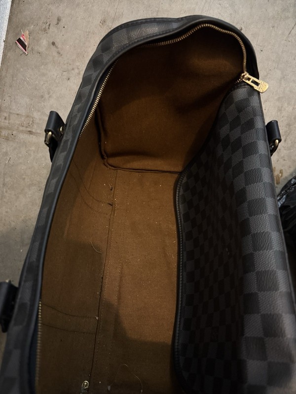 Louis Vuitton Keepall Bandouliere Duffle Black Leather gallery