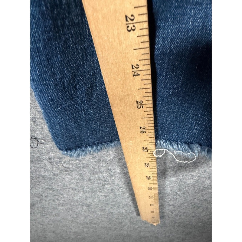 Joe's Jeans Women 24 Blue Medium Wash Freya High Rise Denim Frayed hem Stretch gallery