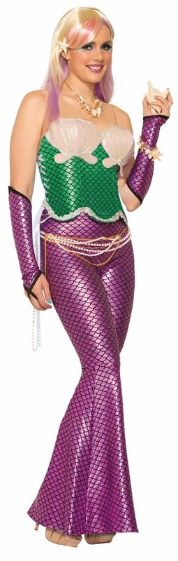 FORUM GREEN MERMAID CORSET COSTUME ACCESSORY WOMENS SIZE STANDARD/ONE SIZE 75233 gallery