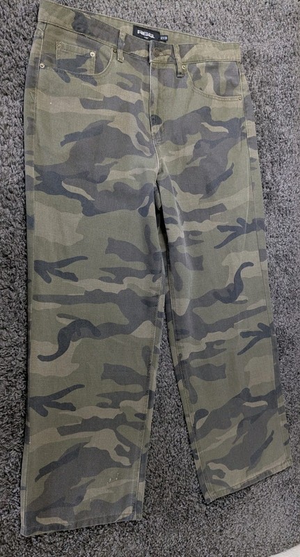 RSQ Camouflage Jeans Men's 32 X 30 Baggy Denim
