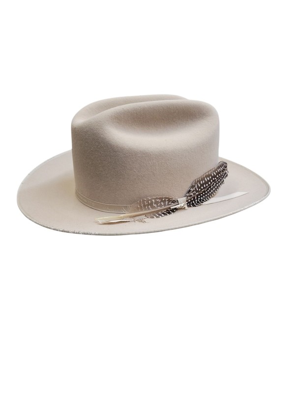 Stetson® 6X Open Road 1865 Royal Deluxe Distress SilverBelly Felt Hat+Free Brush