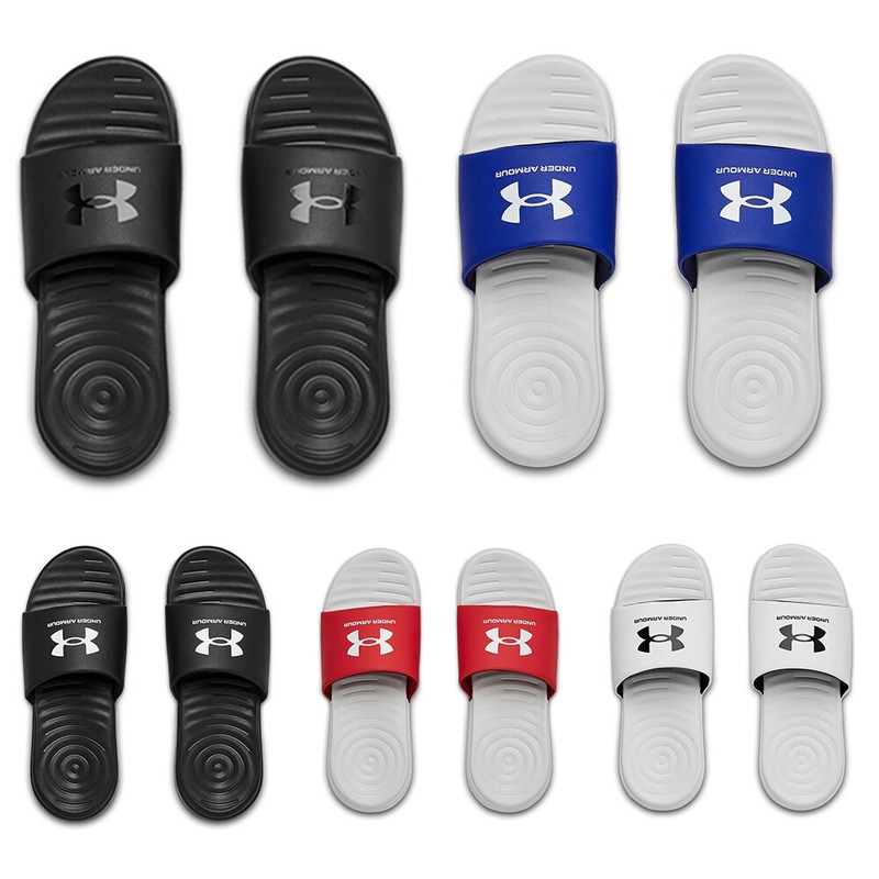 Under Armour Men’s Sandals UA Ansa Fixed Strap Athletic Flip Flop Slide 3023761