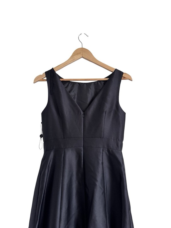 New Adrianna Papell Black Maxi Evening Occasion Dress Size 8 gallery