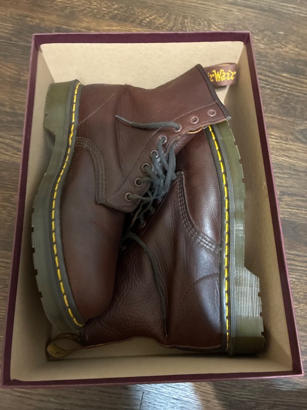 Dr. Martens 1460 Pascal Virginia Leather Lace Up Boots