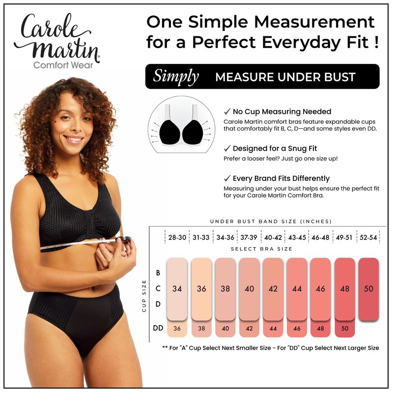 Carole Martin Women's Full-Freedom Comfort Bra gallery