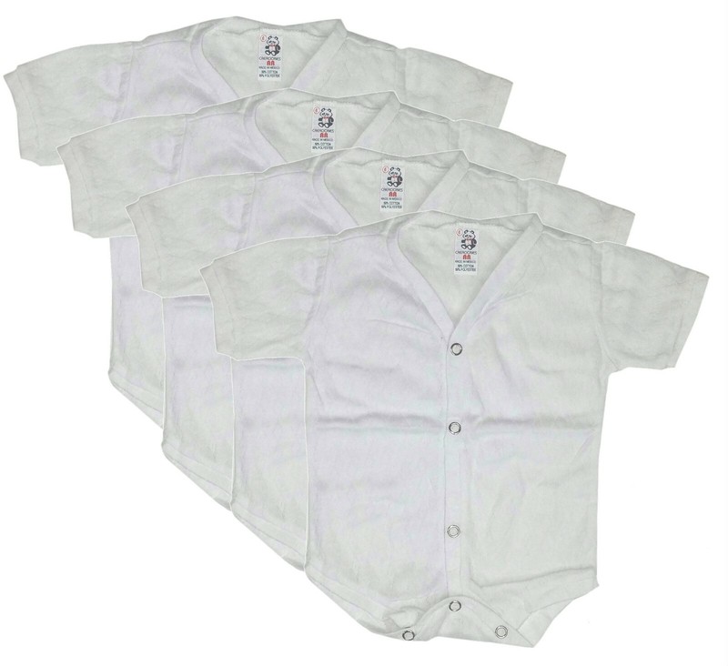 Bodysuit Newborn White Knit Button Front Lot Of 4 Clothes Lot 0-6 Months New Tag