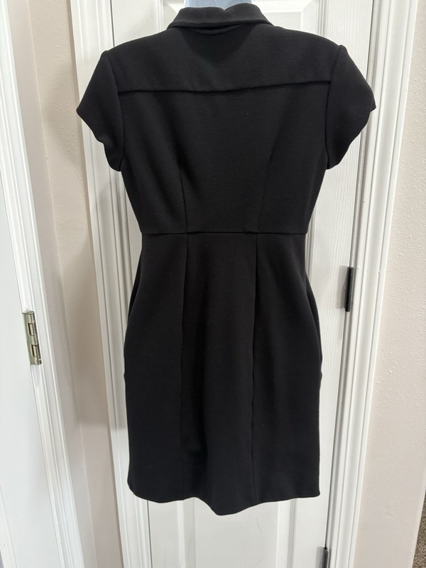 Diane von Furstenberg Black Bund Dress Size 8 gallery