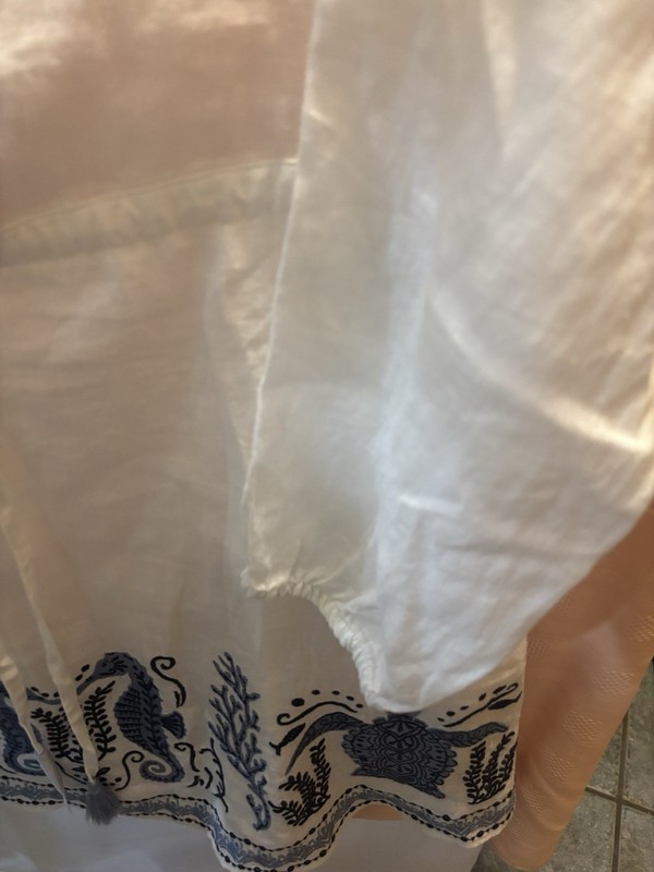 Spartina 449 Hamilton Embroidered Sea Life Wynona Dress NWT Size XL gallery