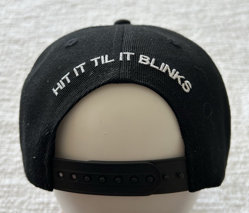 Blinker Hit Snap Back Hat Cap Black Hit It Til It Blinks Blinkers gallery