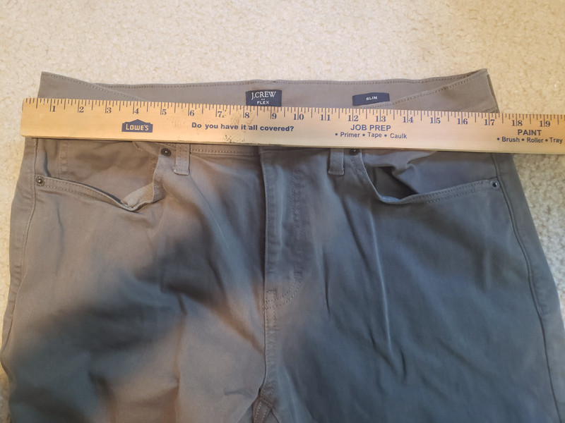J Crew Green Jeans Slim Straight 33x30 Flex BK228 2029579-BD01 FREE SHIPPING! gallery